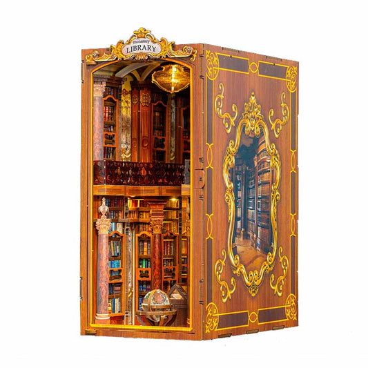 Monastery Library | DIY Book Nook Miniature House Kit 3D Wooden Model DIY Gift Puzzle