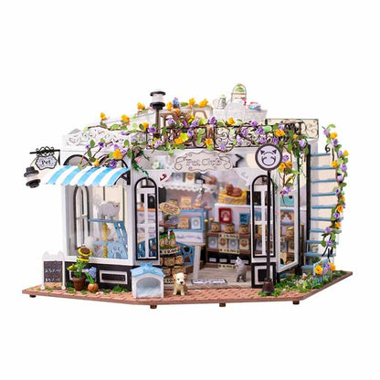 Pet Club Pet Shop | DIY Miniature House Kit 3D Wooden Model DIY Gift Puzzle