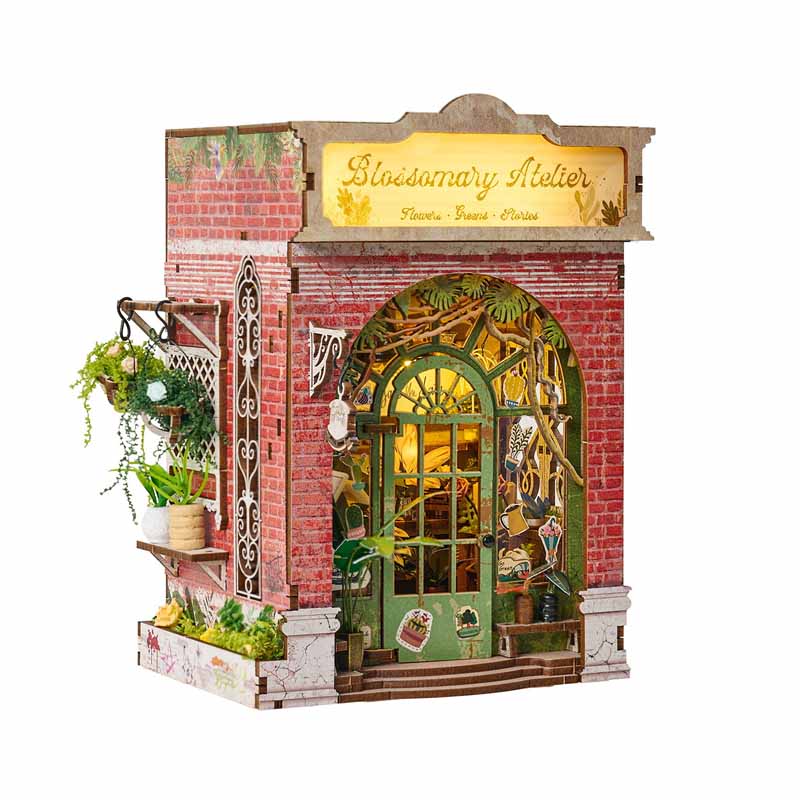 Blossomary Atelier | DIY Book Nook Miniature House Kit 3D Wooden Model DIY Gift Puzzle