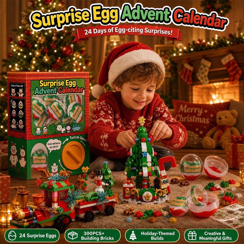 [Christmas 2026] Christmas Advent Calendar Blind Box 24 Surprise Egg 600 Pcs