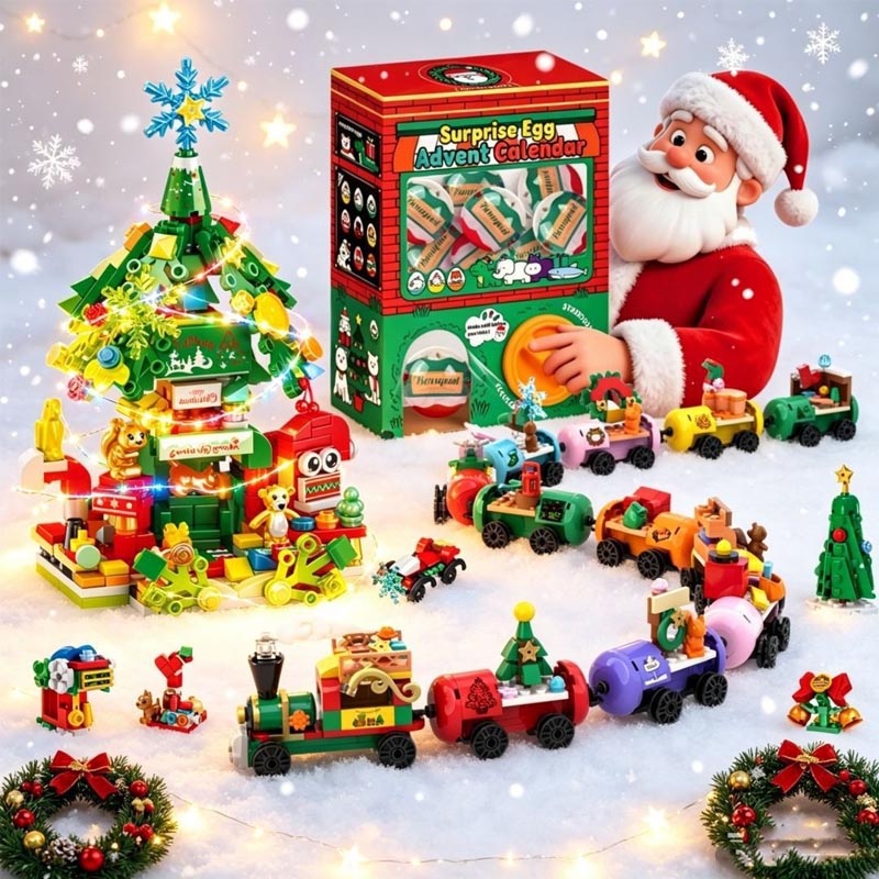 [Christmas 2026] Christmas Advent Calendar Blind Box 24 Surprise Egg 850 Pcs