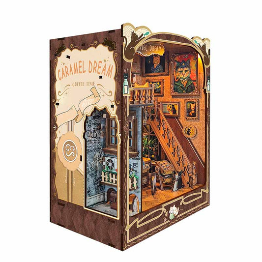 Caramel Dream | DIY Book Nook Miniature House Kit 3D Wooden Model DIY Gift Puzzle