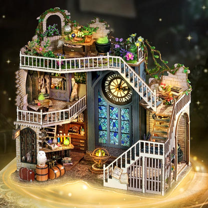 Magic House | DIY Miniature House Kit 3D Wooden Model DIY Gift Puzzle