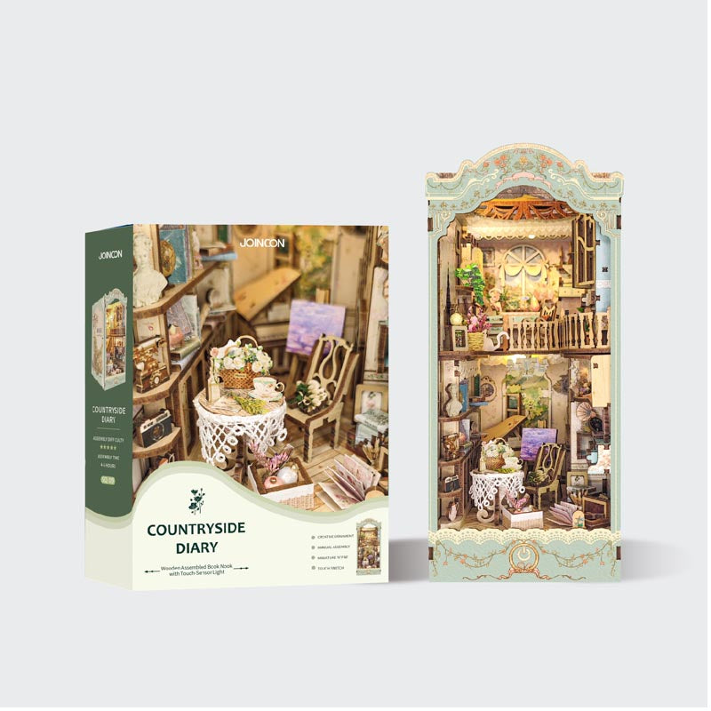 Countryside Dairy | DIY Book Nook Miniature House Kit 3D Wooden Model DIY Gift Puzzle