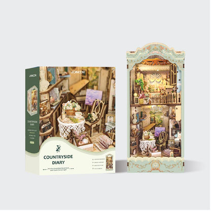 Countryside Dairy | DIY Book Nook Miniature House Kit 3D Wooden Model DIY Gift Puzzle