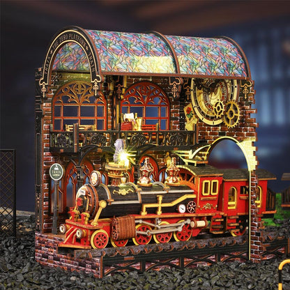 Zero Platform | DIY Book Nook Miniature House Kit 3D Wooden Model DIY Gift Puzzle