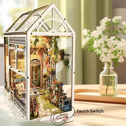 Flower Garden | DIY Book Nook Miniature House Kit 3D Wooden Model DIY Gift Puzzle