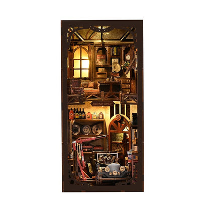 Craftsmanship Repair Shop Vehicle Repair | DIY Book Nook Miniature House Kit 3D Wooden Model DIY Gift Puzzle