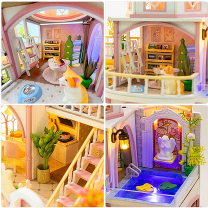 Windsor Castle | DIY Miniature House Kit 3D Wooden Model DIY Gift Puzzle