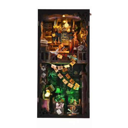 The House of Magic | DIY Book Nook Miniature House Kit 3D Wooden Model DIY Gift Puzzle