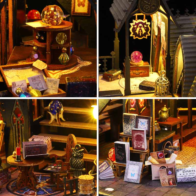 Luna Magic House | DIY Miniature House Kit 3D Wooden Model DIY Gift Puzzle