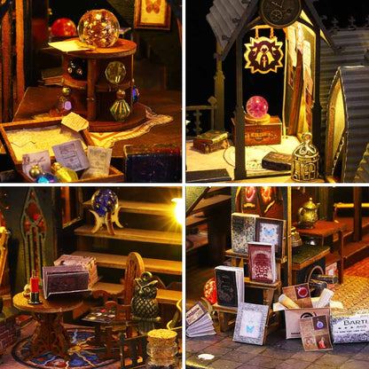 Luna Magic House | DIY Miniature House Kit 3D Wooden Model DIY Gift Puzzle