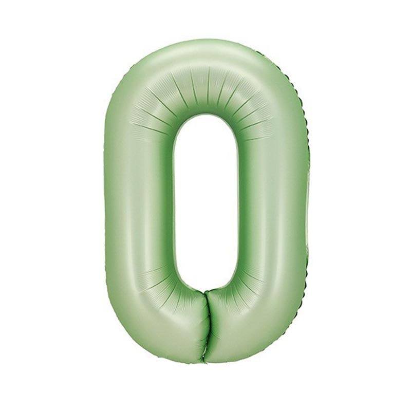 32 inch aluminum foil light green avocado number balloon 0-9 for birthday, decoration, graduation, anniversary, new year or light green avocado theme party or any other parties. Party supplies for kids, boys, girls, man and woman.