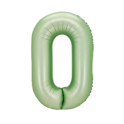 32 inch aluminum foil light green avocado number balloon 0-9 for birthday, decoration, graduation, anniversary, new year or light green avocado theme party or any other parties. Party supplies for kids, boys, girls, man and woman.