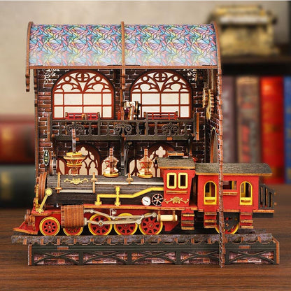 Zero Platform | DIY Book Nook Miniature House Kit 3D Wooden Model DIY Gift Puzzle