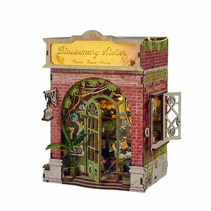 Blossomary Atelier | DIY Book Nook Miniature House Kit 3D Wooden Model DIY Gift Puzzle