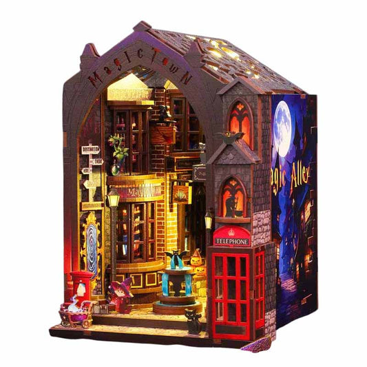 Magic Alley | DIY Book Nook Miniature House Kit 3D Wooden Model DIY Gift Puzzle