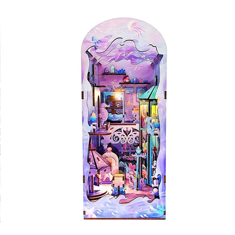 Dream Ocean | DIY Book Nook Miniature House Kit 3D Wooden Model DIY Gift Puzzle