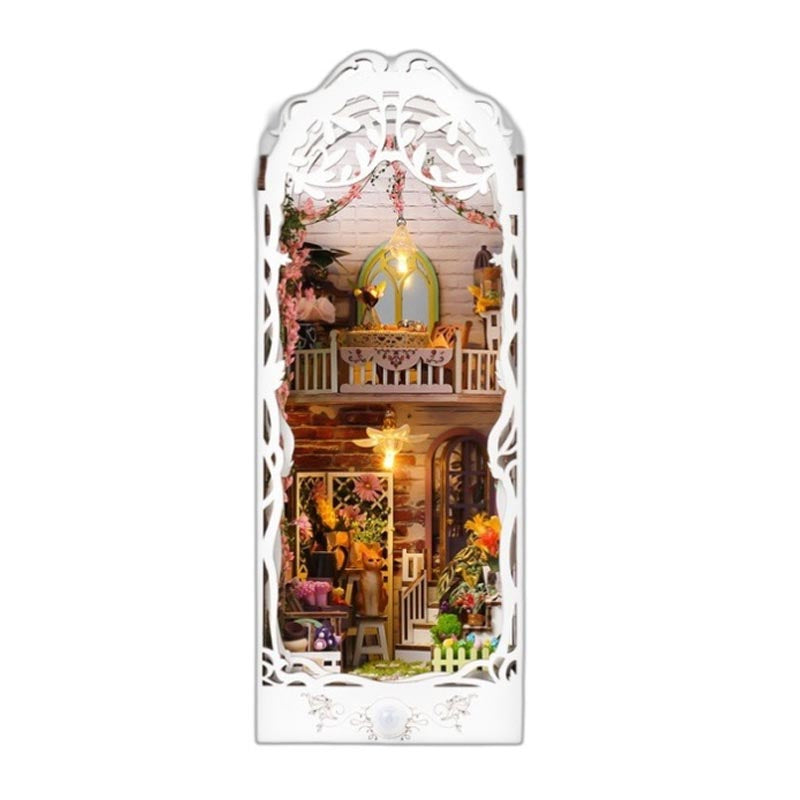 Flower House | DIY Book Nook Miniature House Kit 3D Wooden Model DIY Gift Puzzle