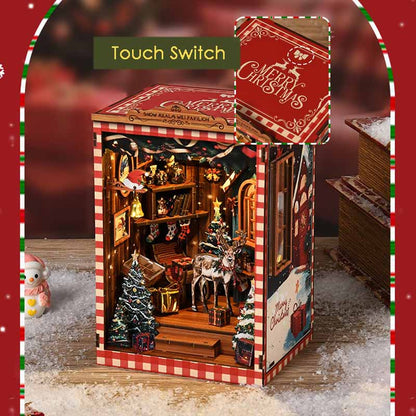 Snow Realm Wei Pavilion | DIY Book Nook Miniature House Kit 3D Wooden Model DIY Gift Puzzle