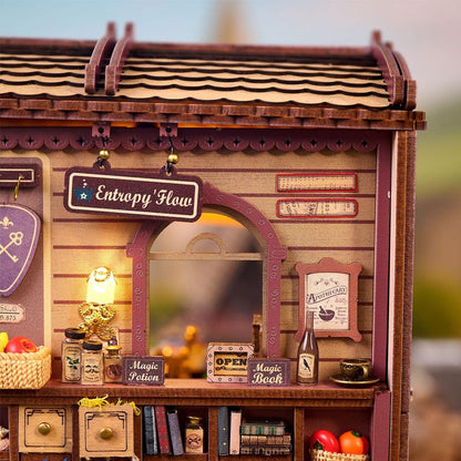 Merchant's Traveling Wagon | DIY Miniature House Kit 3D Wooden Model DIY Gift Puzzle