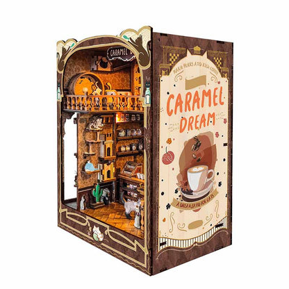 Caramel Dream | DIY Book Nook Miniature House Kit 3D Wooden Model DIY Gift Puzzle