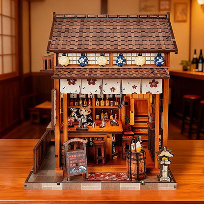 Lzakaya | DIY Book Nook Miniature House Kit 3D Wooden Model DIY Gift Puzzle