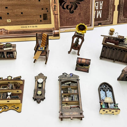 Magic Abode | DIY Book Nook Miniature House Kit 3D Wooden Model DIY Gift Puzzle