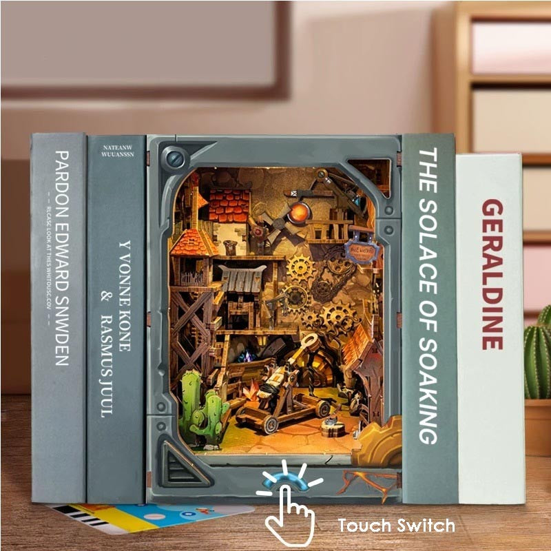 Treasure Mining Zone | DIY Book Nook Miniature House Kit 3D Wooden Model DIY Gift Puzzle