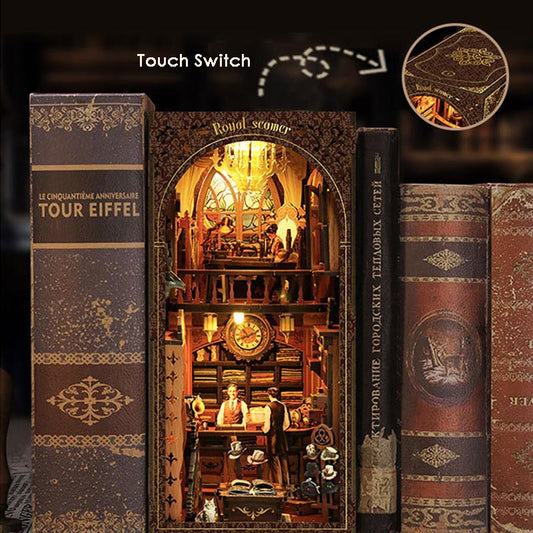 Royal Tailor Shop | DIY Book Nook Miniature House Kit 3D Wooden Model DIY Gift Puzzle