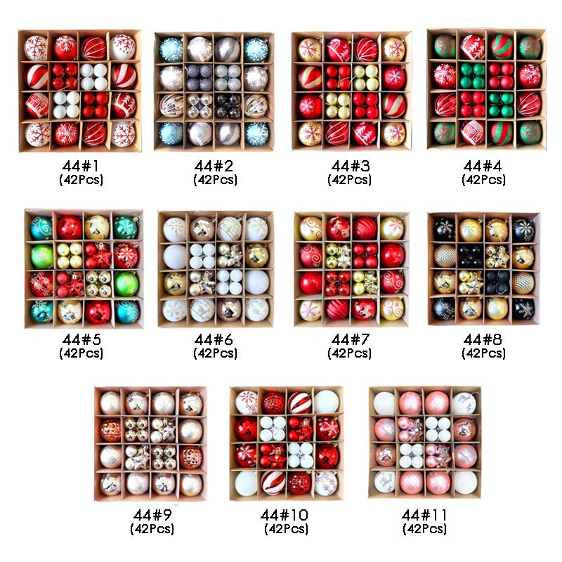 Christmas Balls Ornament 42/44/46 Pcs