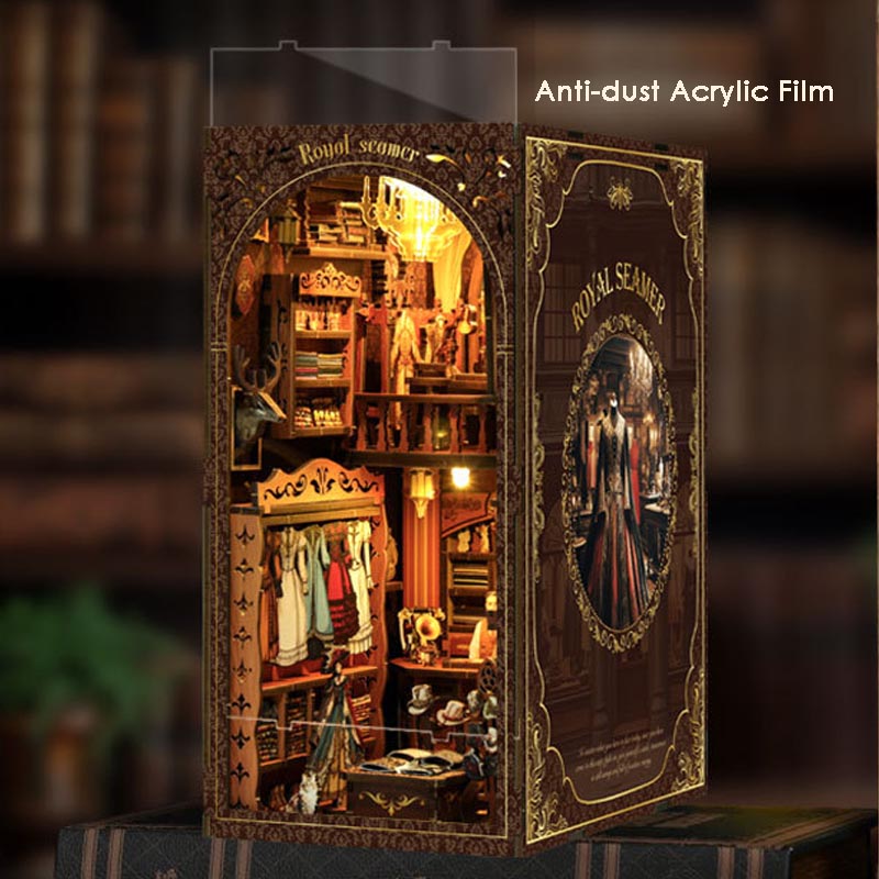 Royal Tailor Shop | DIY Book Nook Miniature House Kit 3D Wooden Model DIY Gift Puzzle