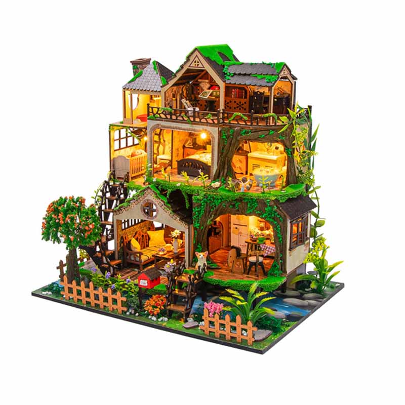 Fairytale Forest | DIY Miniature House Kit 3D Wooden Model DIY Gift Puzzle