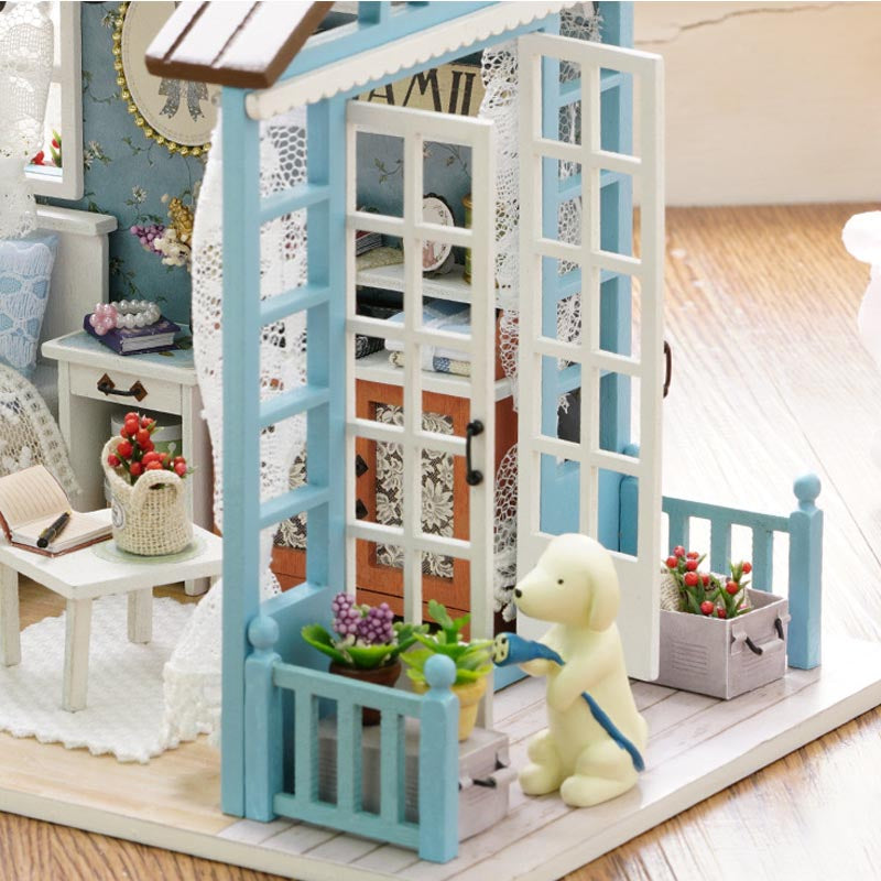 Cozy Bedroom | DIY Miniature House Kit 3D Wooden Model DIY Gift Puzzle