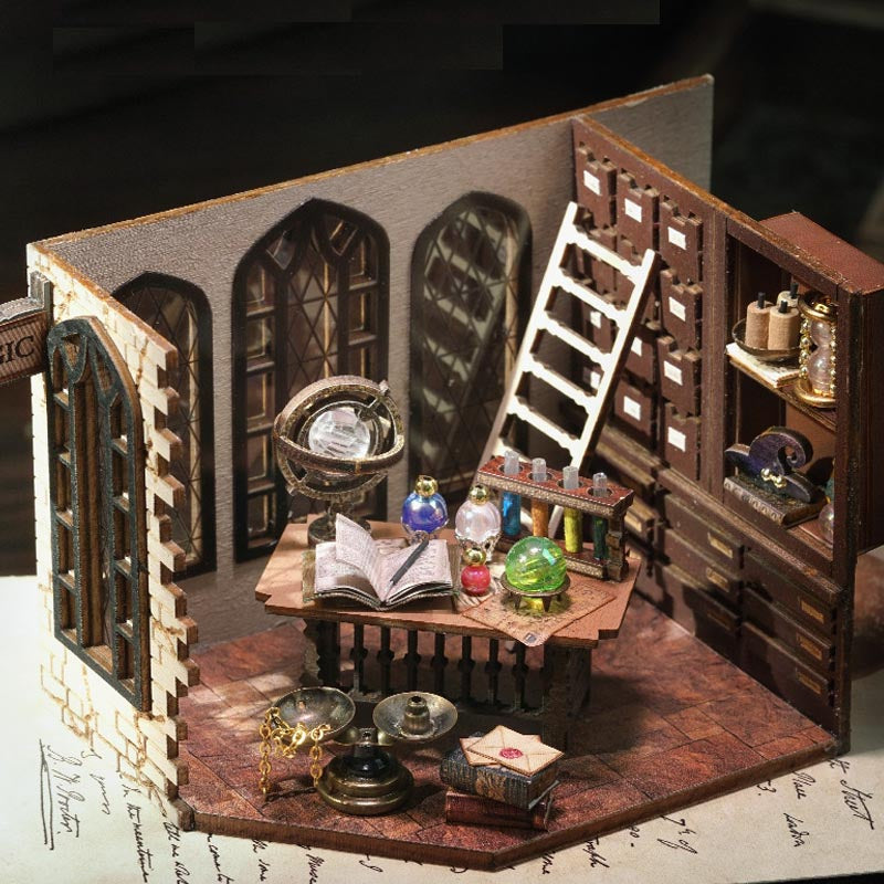 Magic House | DIY Miniature House Kit 3D Wooden Model DIY Gift Puzzle