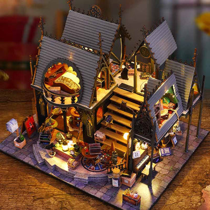 Luna Magic House | DIY Miniature House Kit 3D Wooden Model DIY Gift Puzzle