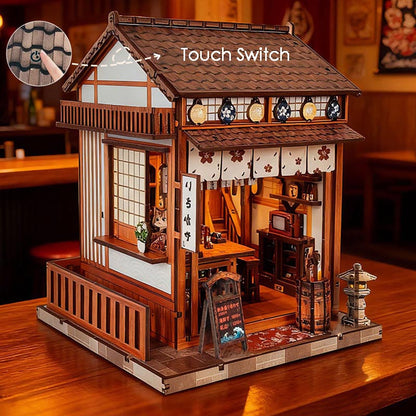 Lzakaya | DIY Book Nook Miniature House Kit 3D Wooden Model DIY Gift Puzzle