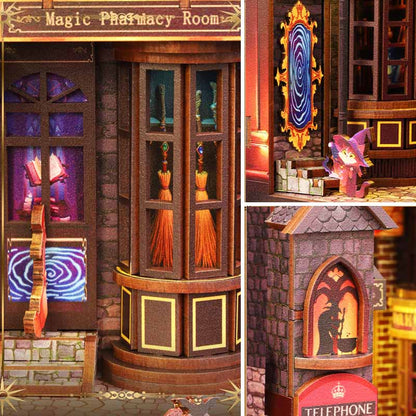 Magic Alley | DIY Book Nook Miniature House Kit 3D Wooden Model DIY Gift Puzzle