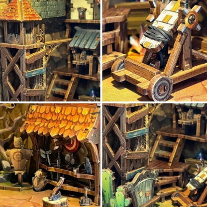 Treasure Mining Zone | DIY Book Nook Miniature House Kit 3D Wooden Model DIY Gift Puzzle