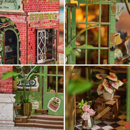 Blossomary Atelier | DIY Book Nook Miniature House Kit 3D Wooden Model DIY Gift Puzzle