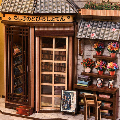 The Alley Waiting for the Cat | DIY Book Nook Miniature House Kit 3D Wooden Model DIY Gift Puzzle
