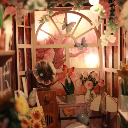 Greenhouse | DIY Book Nook Miniature House Kit 3D Wooden Model DIY Gift Puzzle