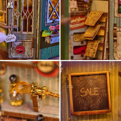 Magic Shop | DIY Book Nook Miniature House Kit 3D Wooden Model DIY Gift Puzzle