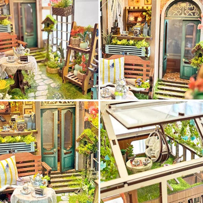 Flower Garden | DIY Book Nook Miniature House Kit 3D Wooden Model DIY Gift Puzzle