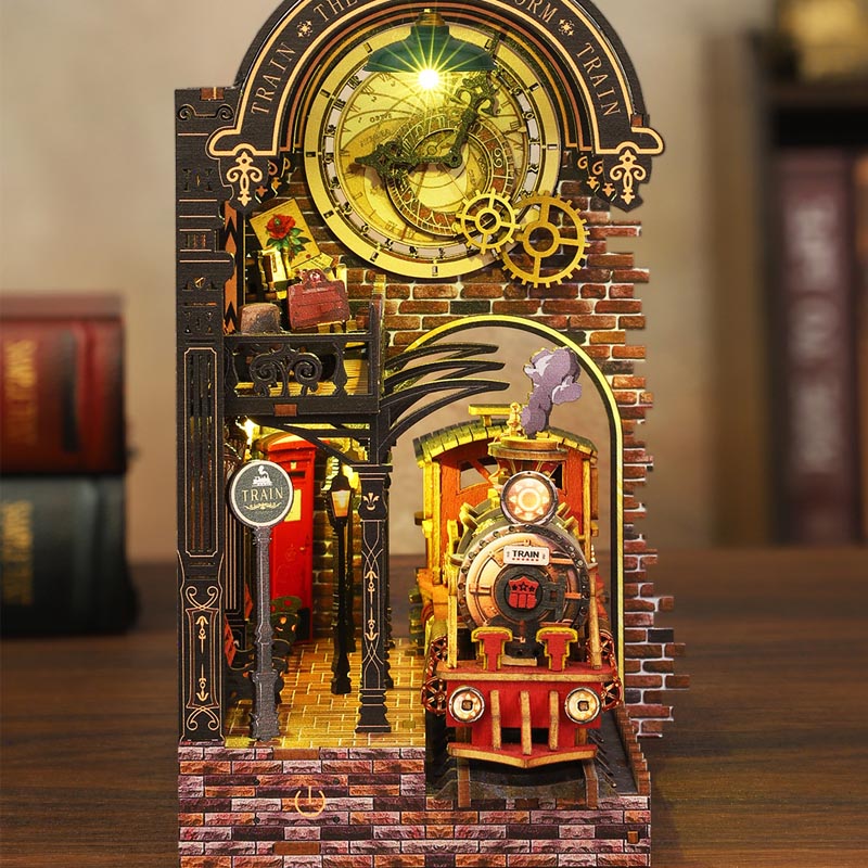 Zero Platform | DIY Book Nook Miniature House Kit 3D Wooden Model DIY Gift Puzzle