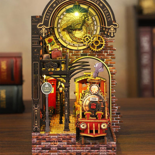 Zero Platform | DIY Book Nook Miniature House Kit 3D Wooden Model DIY Gift Puzzle