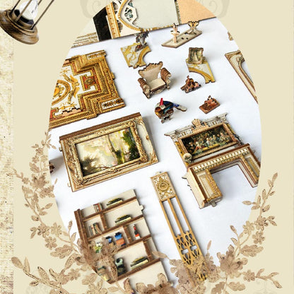 Baroque Dream | DIY Book Nook Miniature House Kit 3D Wooden Model DIY Gift Puzzle
