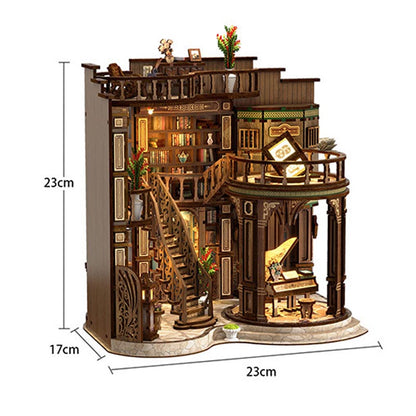 Dreamy Book Hall | DIY Miniature House Kit 3D Wooden Model DIY Gift Puzzle