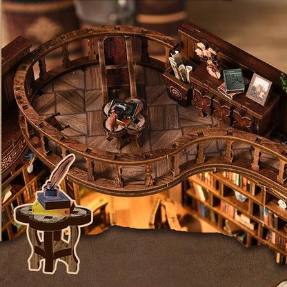 Dreamy Book Hall | DIY Miniature House Kit 3D Wooden Model DIY Gift Puzzle