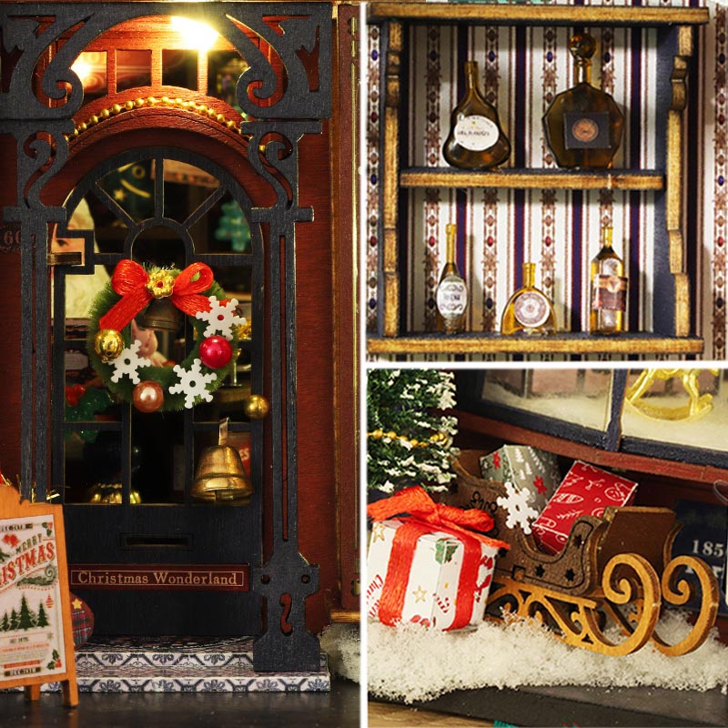 Christmas Wonderland | DIY Miniature House Kit 3D Wooden Model DIY Gift Puzzle